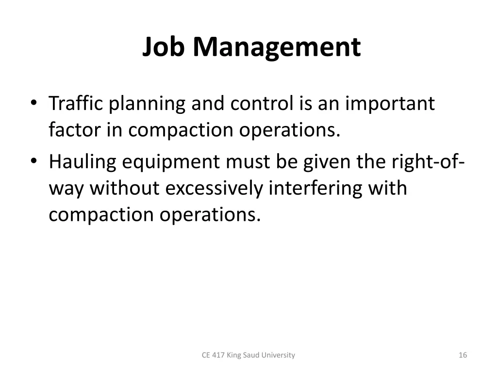 job management 1