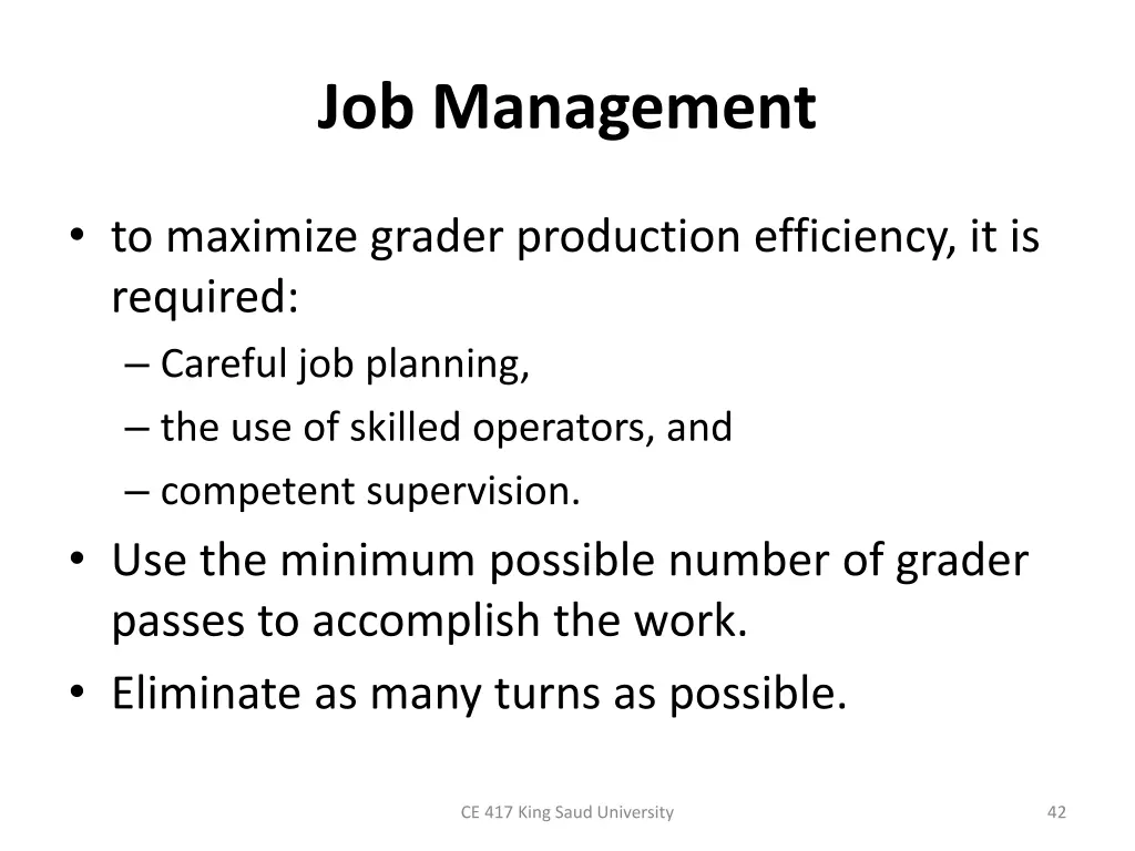 job management 2