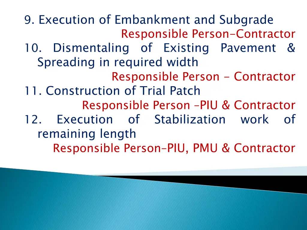 9 execution of embankment and subgrade