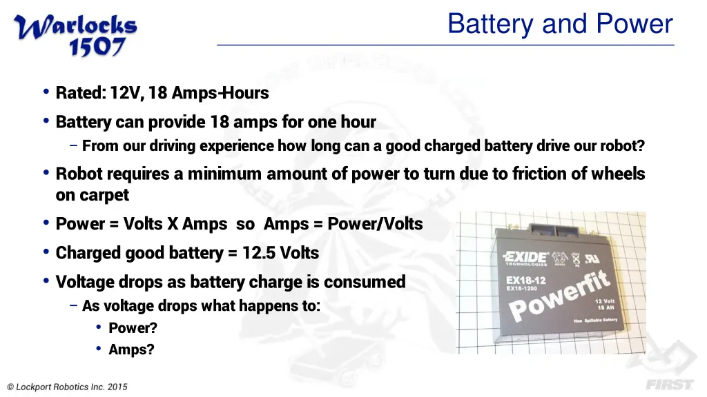 battery and power