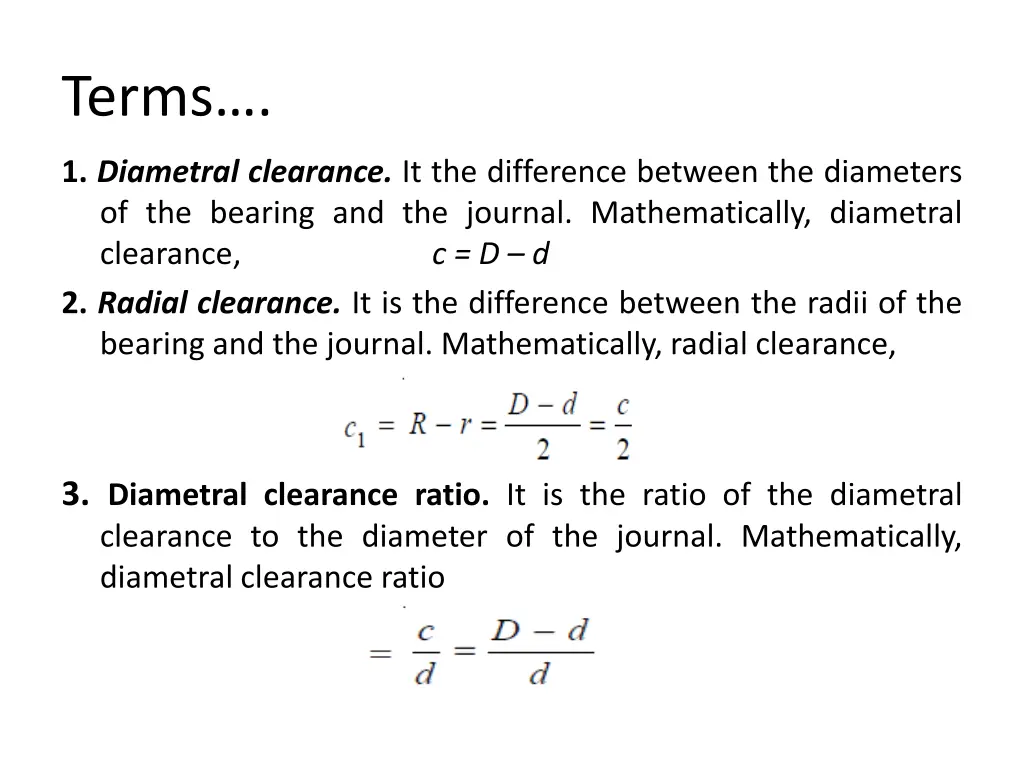 terms