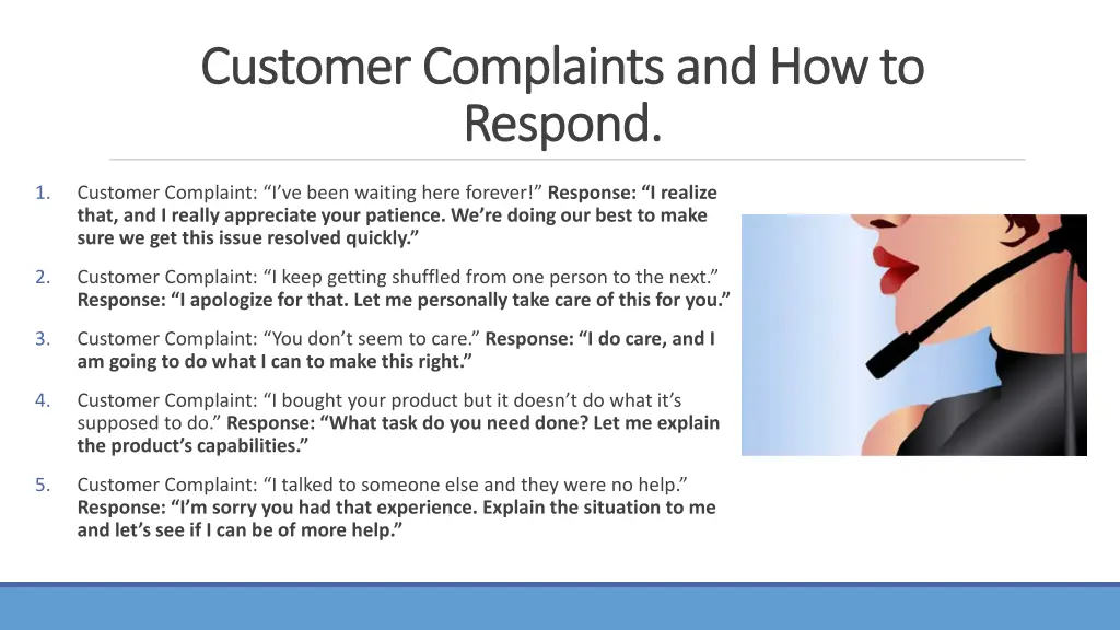 customer complaints and how to customer