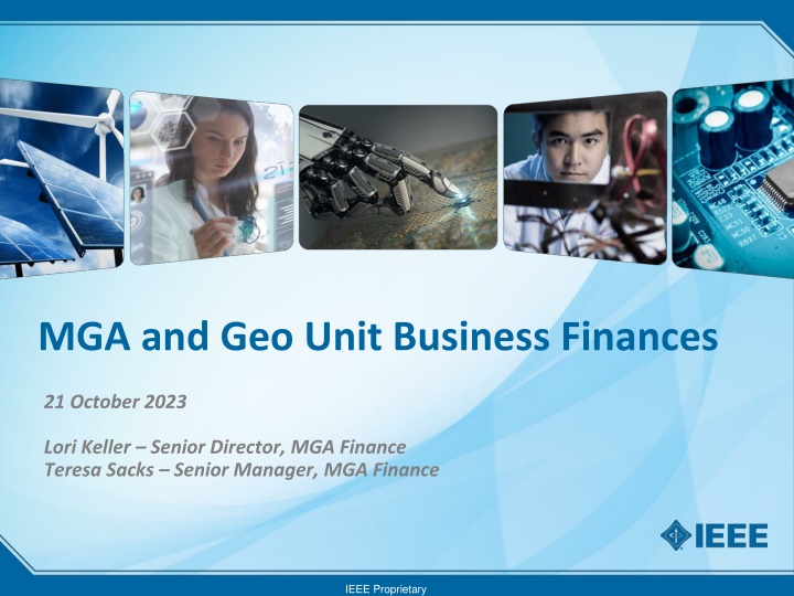 mga and geo unit business finances