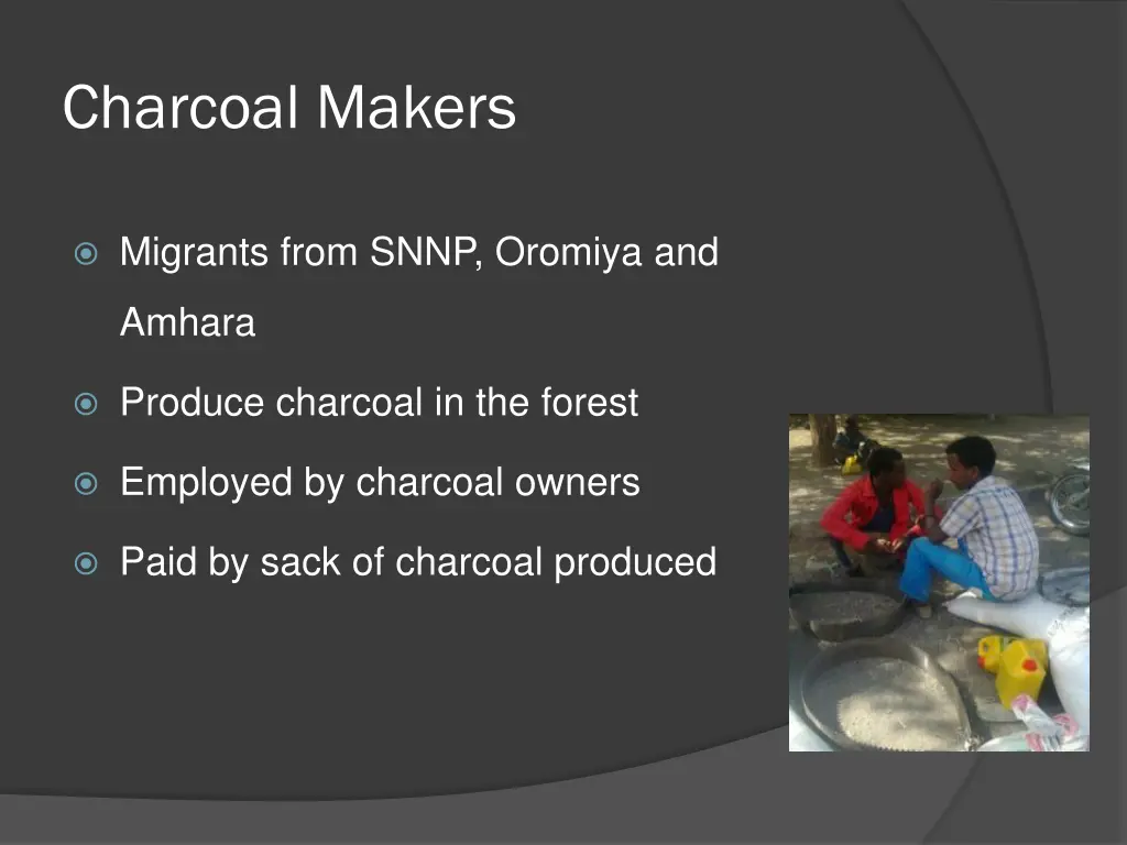 charcoal makers