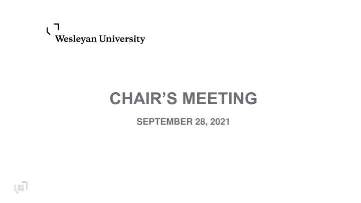 chair s meeting