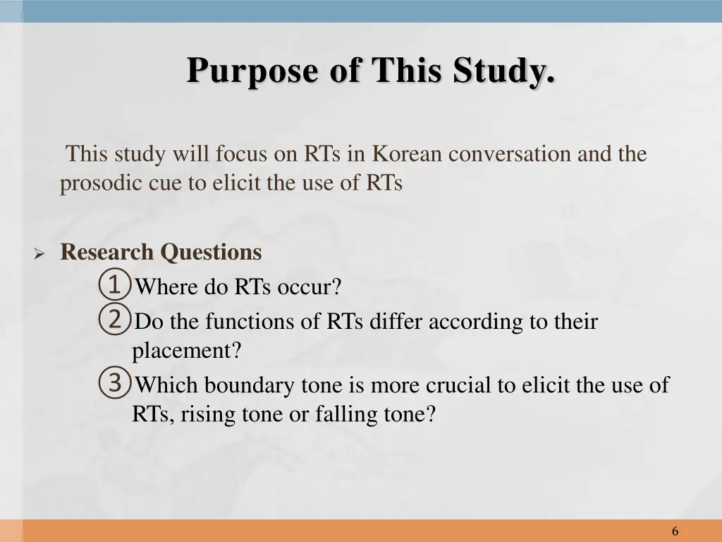 purpose of this study