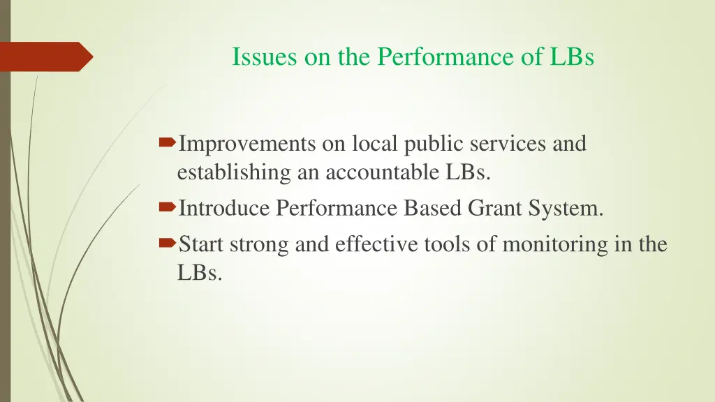 issues on the performance of lbs