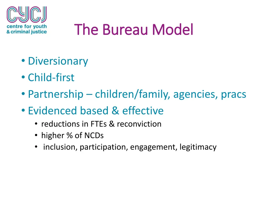 the bureau model the bureau model