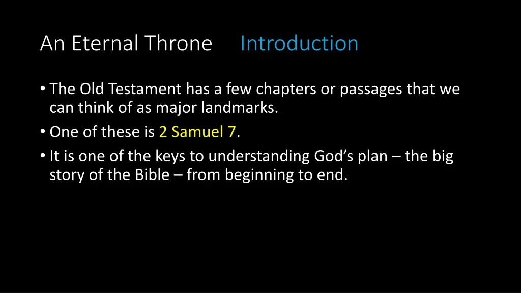 an eternal throne introduction 1