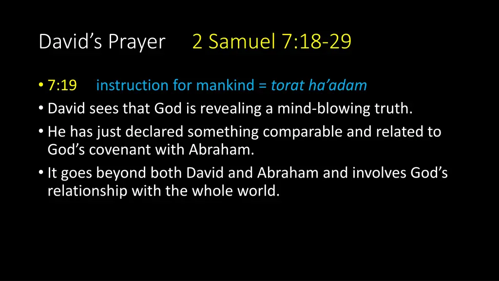 david s prayer 2 samuel 7 18 29 5