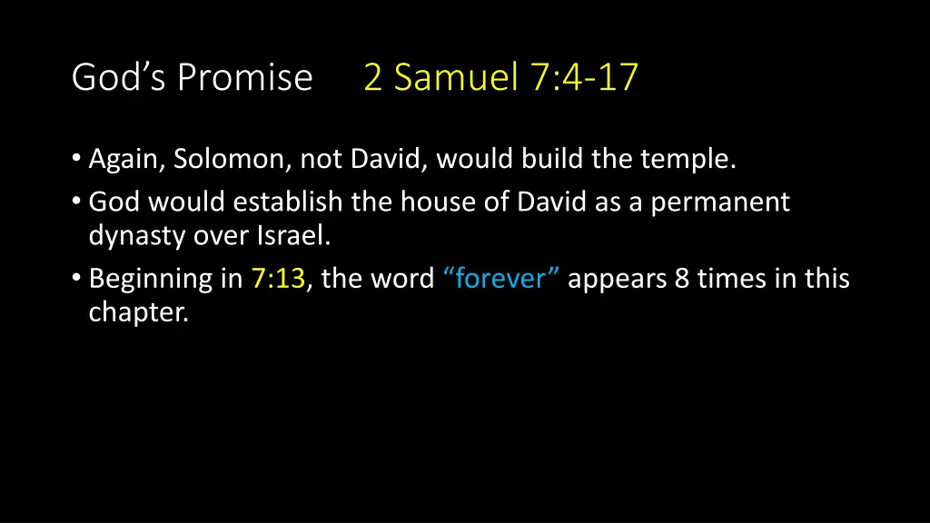 god s promise 2 samuel 7 4 17 2