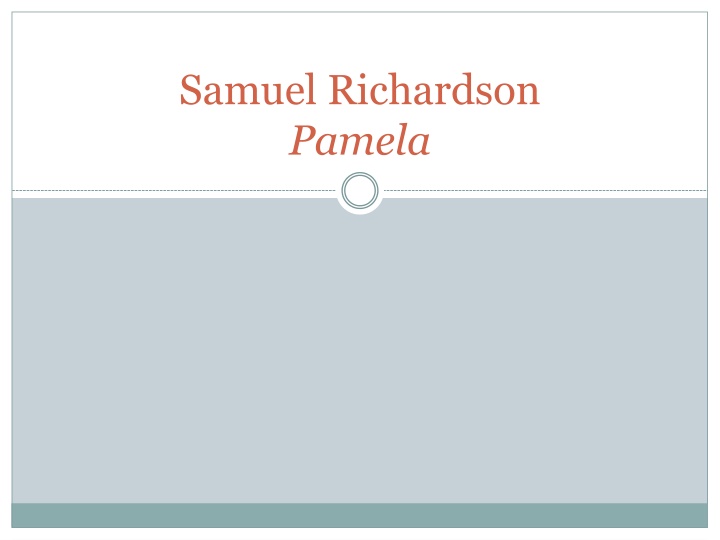 samuel richardson pamela