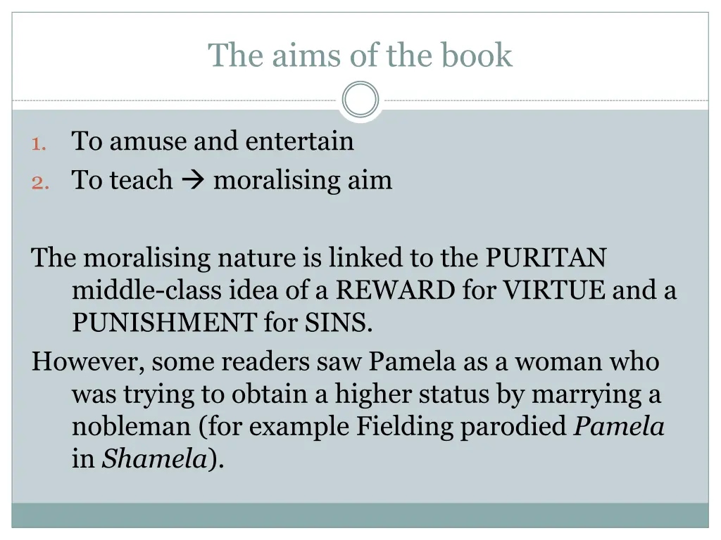 the aims of the book