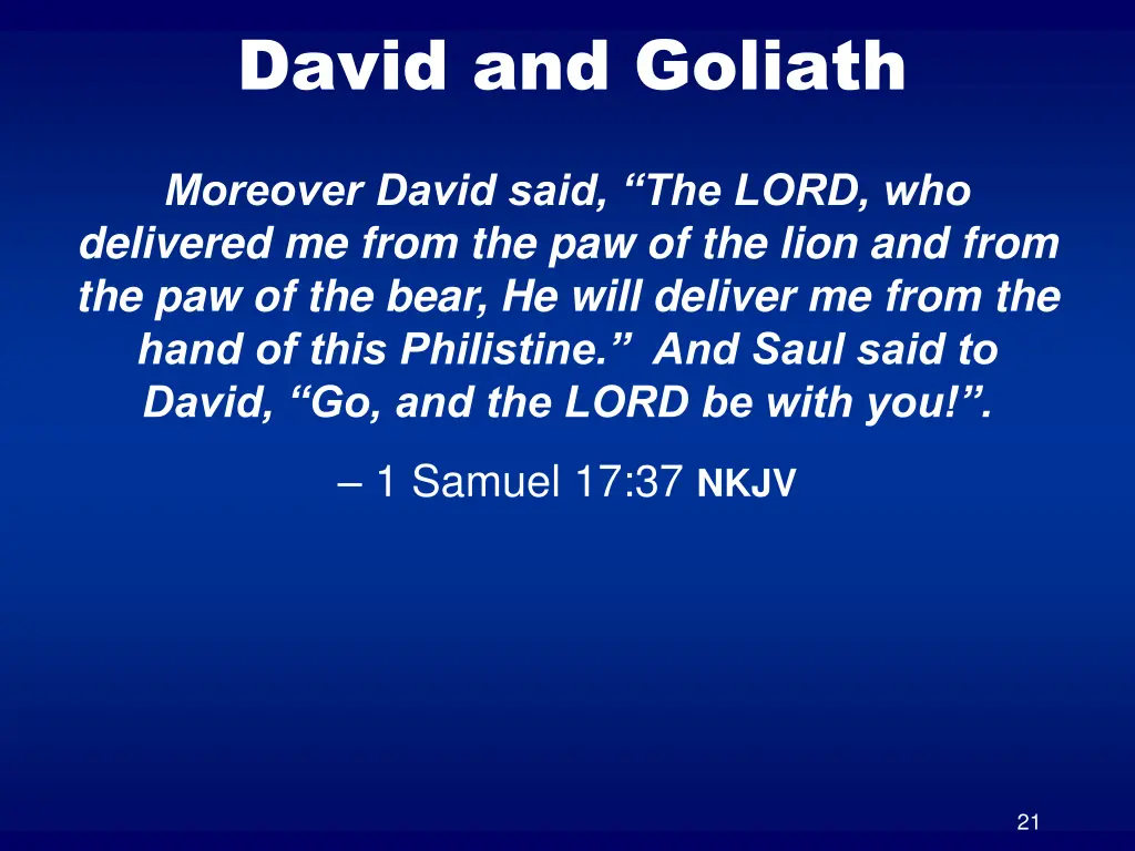 david and goliath