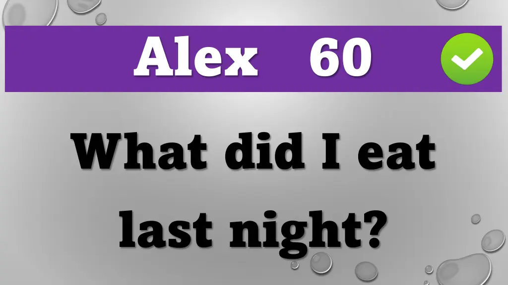 alex 60