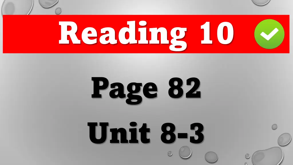 reading 10