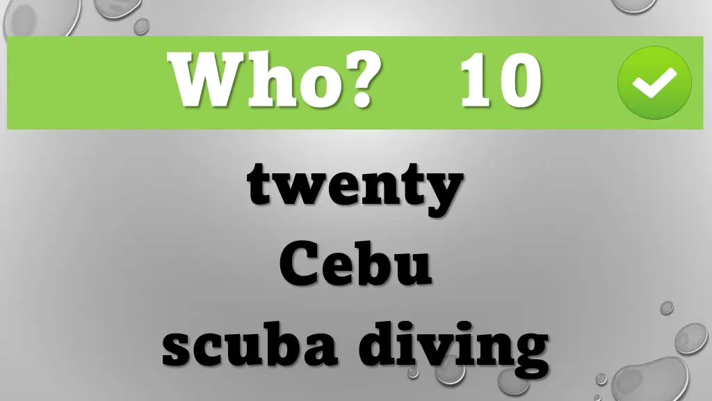 who 10 twenty cebu scuba diving