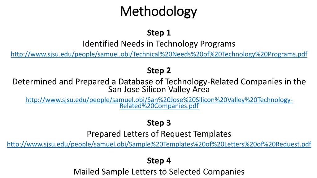 methodology methodology