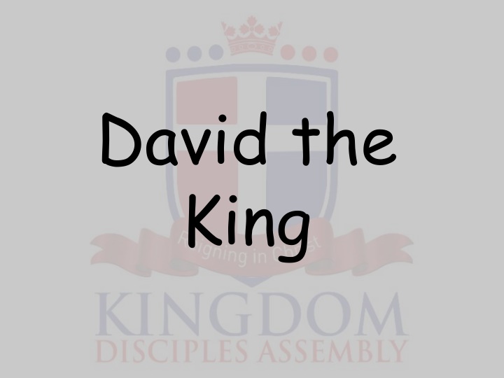 david the king