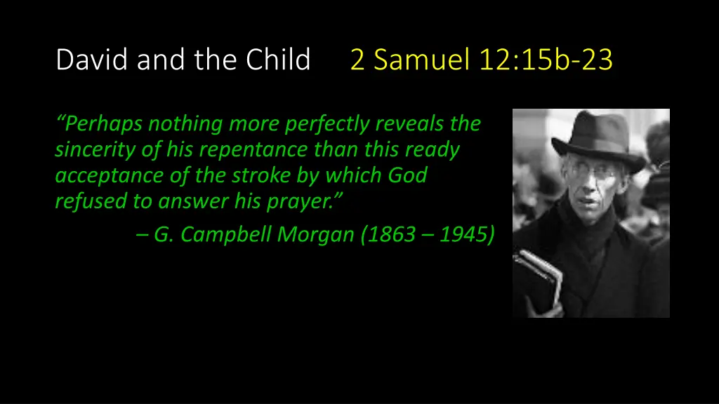 david and the child 2 samuel 12 15b 23 3