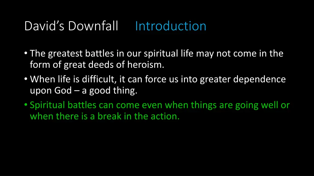 david s downfall introduction 2