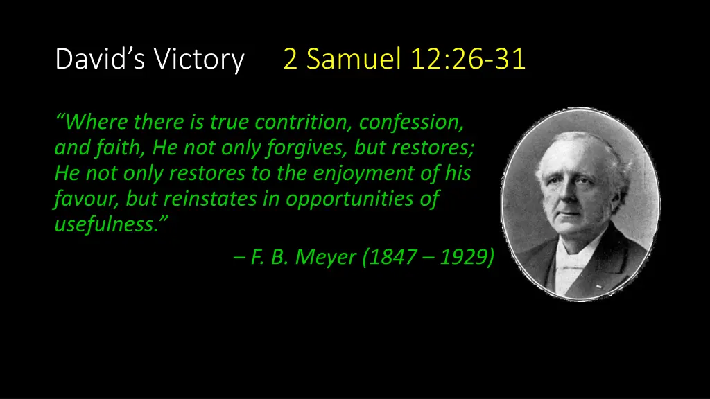 david s victory 2 samuel 12 26 31 2