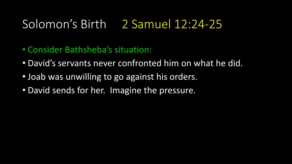 solomon s birth 2 samuel 12 24 25 3