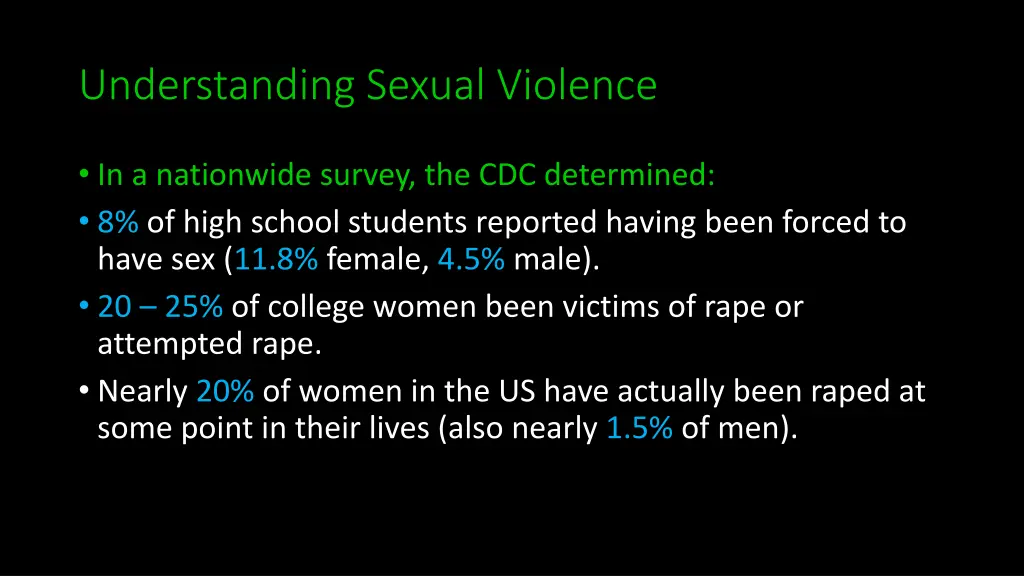 understanding sexual violence 2