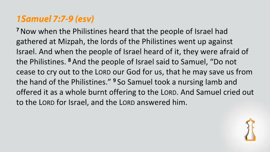 7 now when the philistines heard that the people