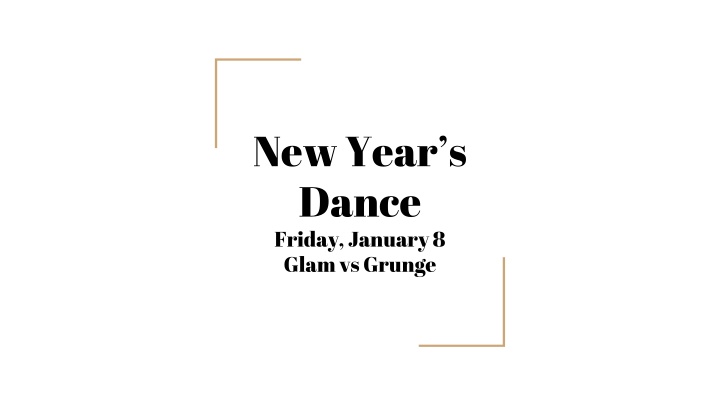 new year s dance friday january 8 glam vs grunge