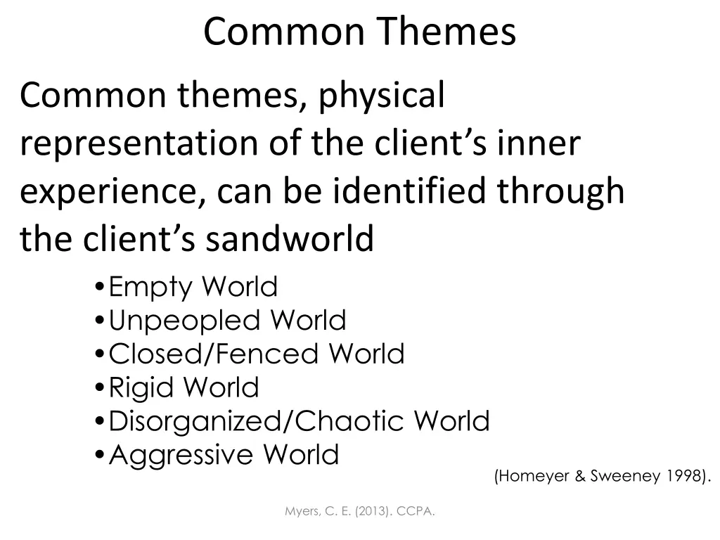 common themes