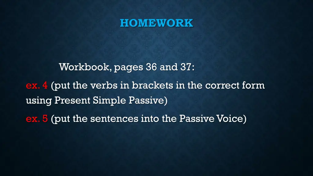 homework