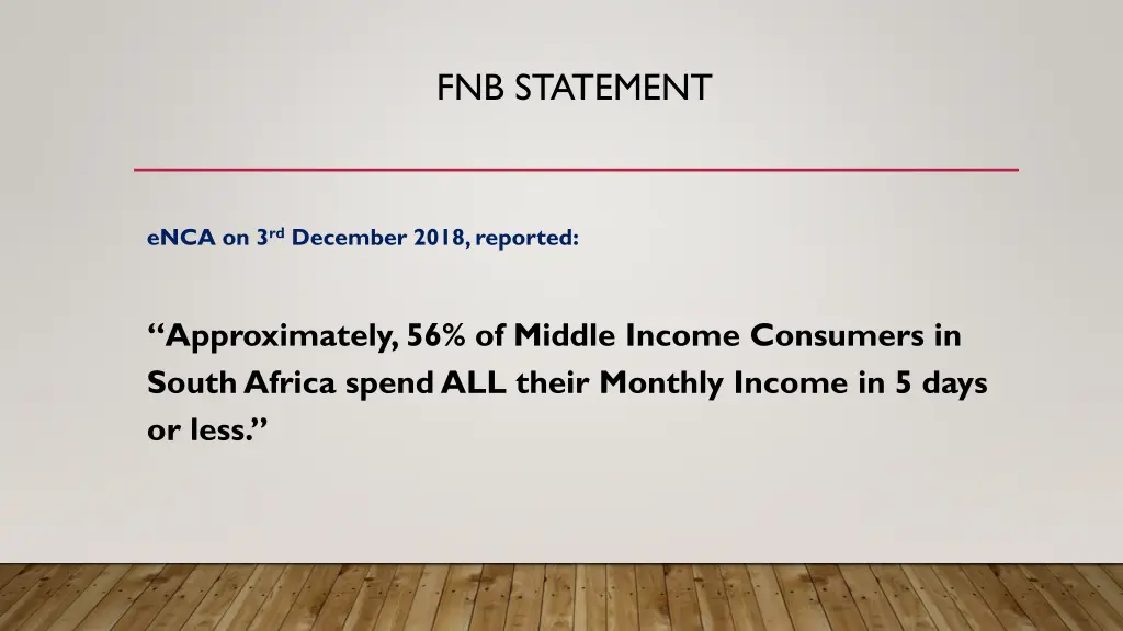 fnb statement