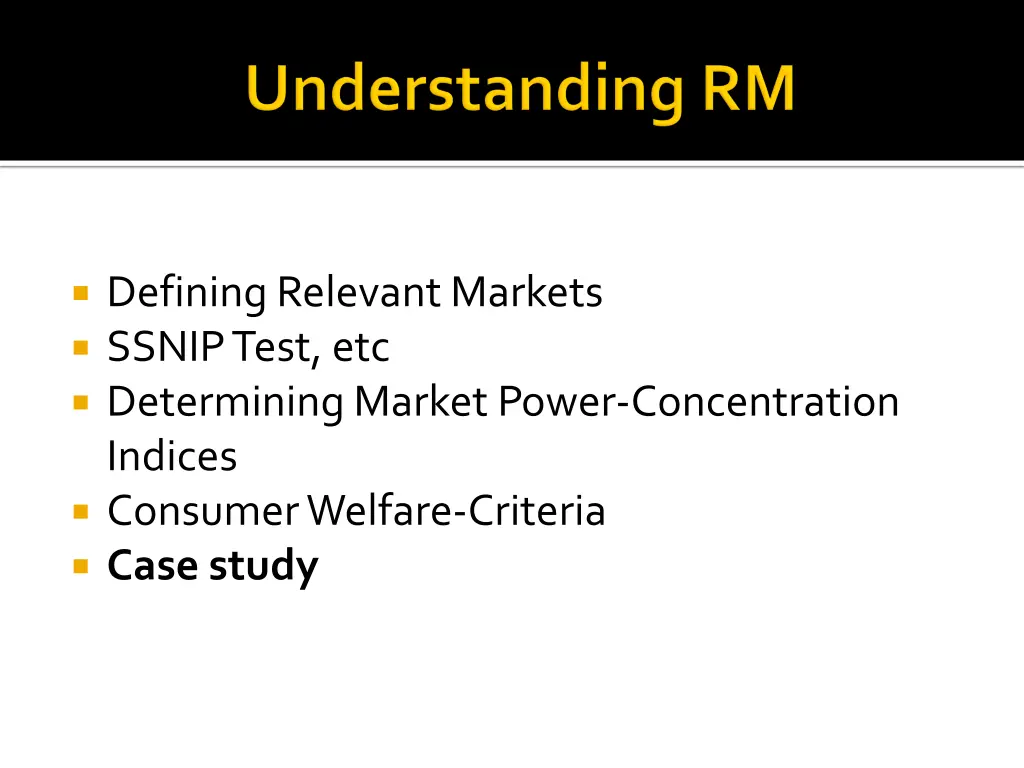 defining relevant markets ssnip test