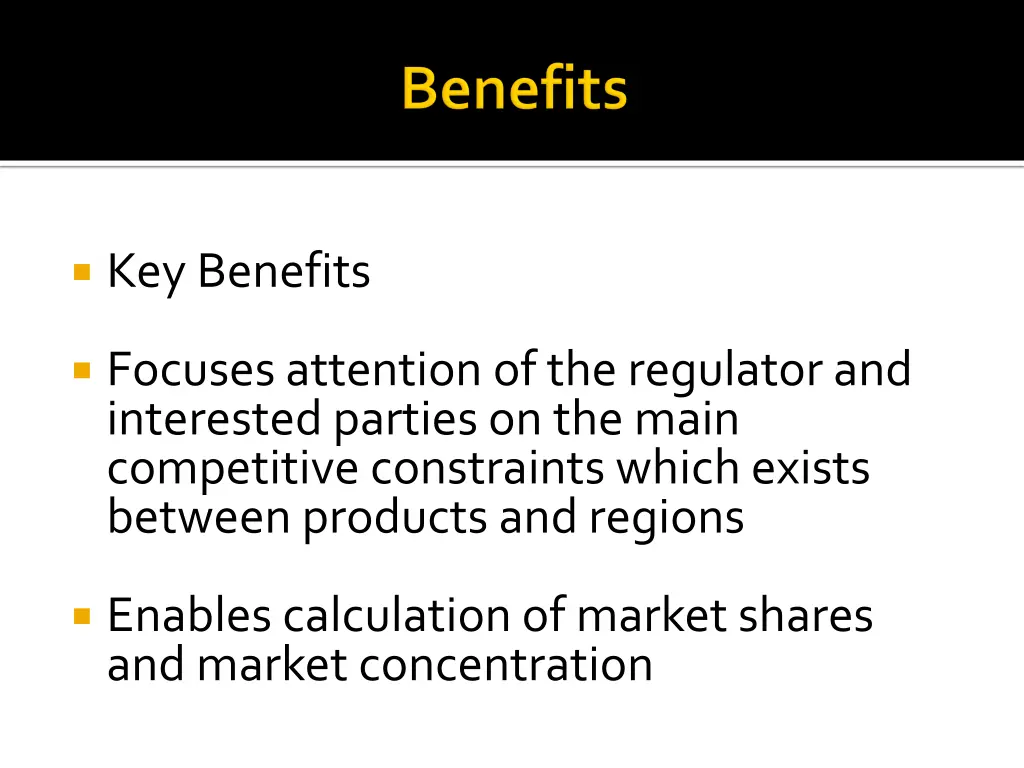 key benefits