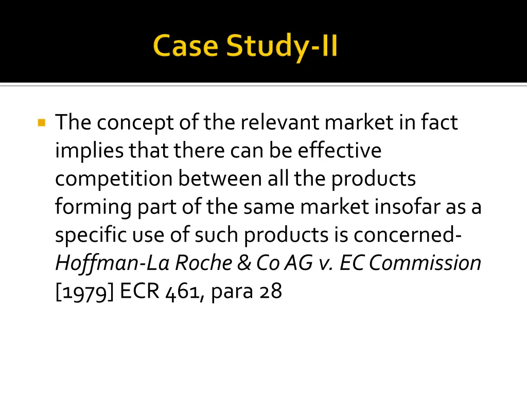 the concept of the relevant market in fact