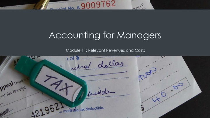 accounting for managers