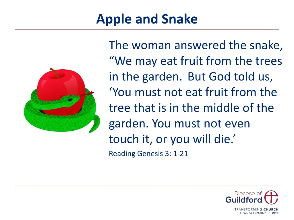 apple and snake