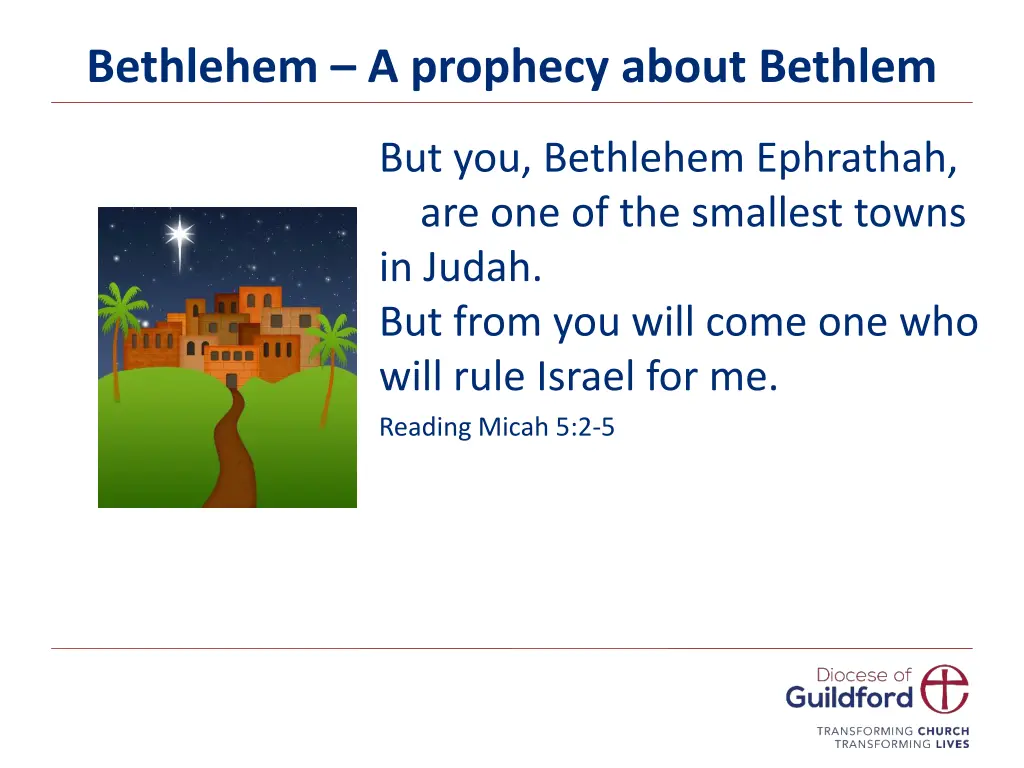 bethlehem a prophecy about bethlem