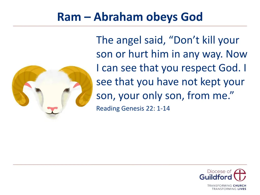 ram abraham obeys god