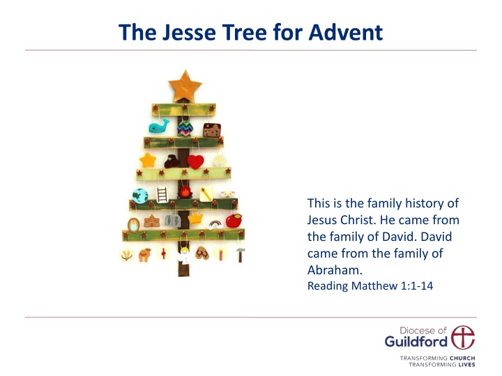 the jesse tree for advent