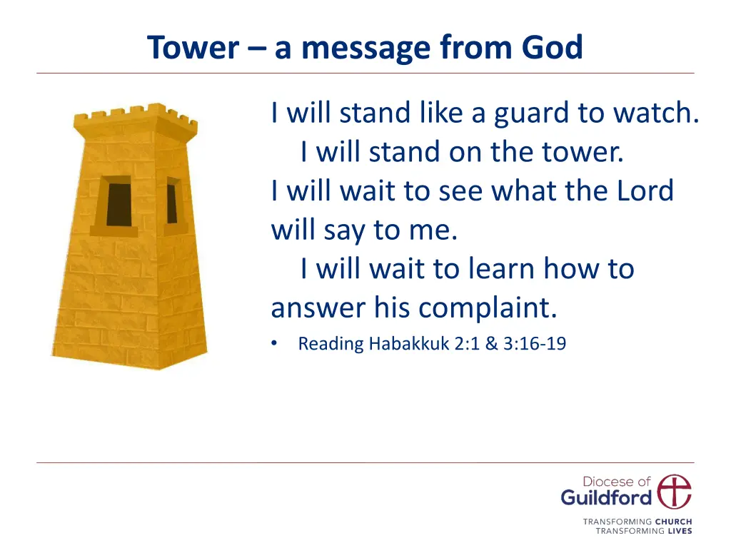 tower a message from god