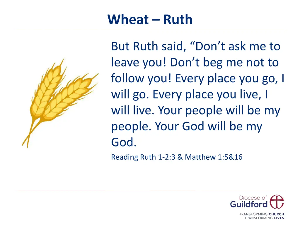 wheat ruth