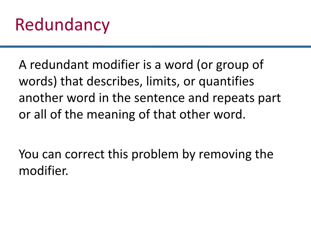 redundancy 2