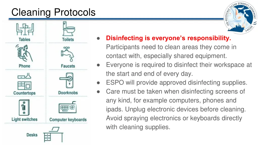 cleaning protocols