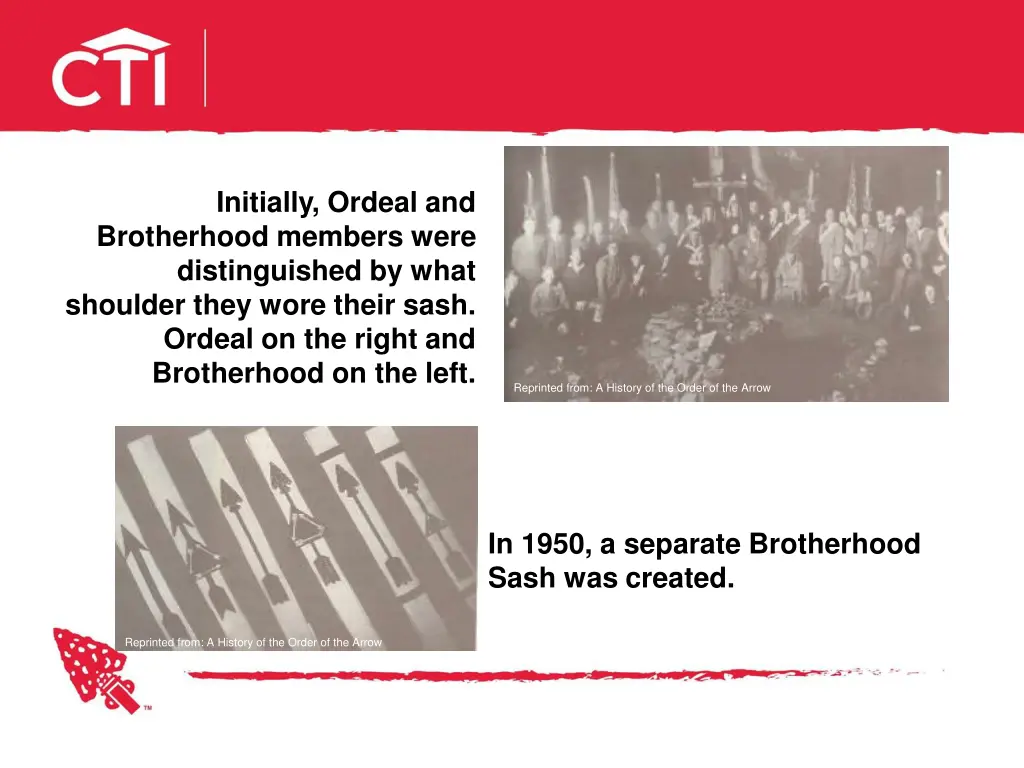 initially ordeal and brotherhood members were