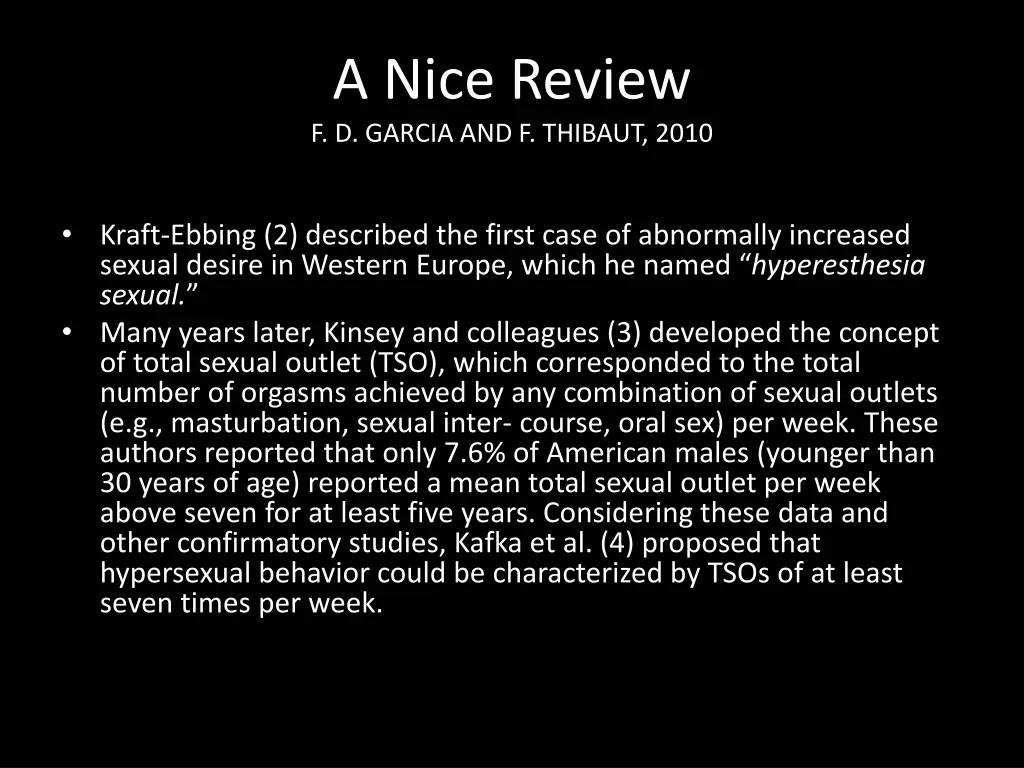 a nice review f d garcia and f thibaut 2010