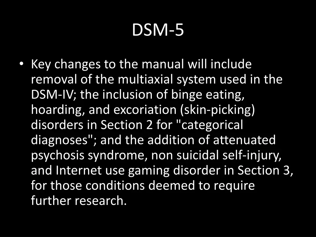 dsm 5