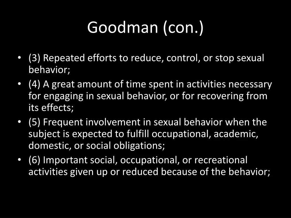 goodman con