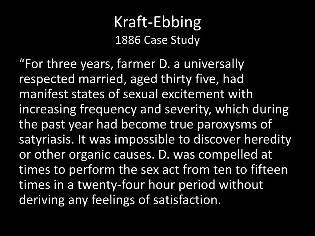 kraft ebbing 1886 case study